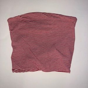Striped tube top